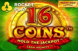 16 coins hold the jackpot cash infinity